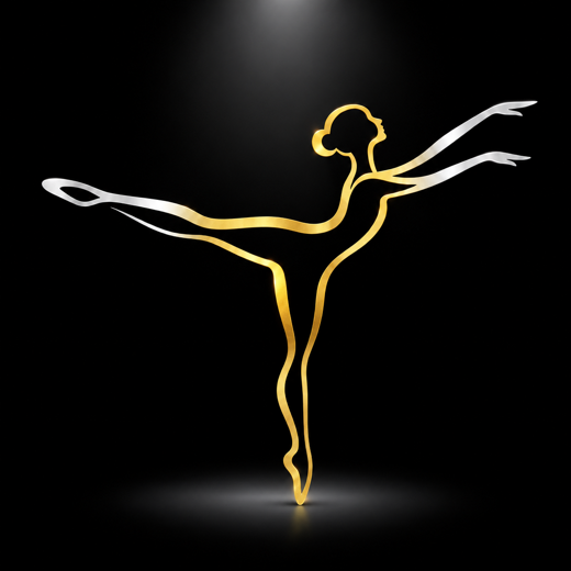 Arabesque — the gold dancer